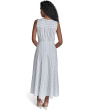 Gauze Striped Faux Wrap