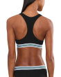 Contrast Band Stretch Cotton Bralette