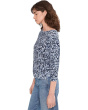 Indigo Crosshatch Sweater