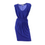 Kleid m. Raffungen, royalblau