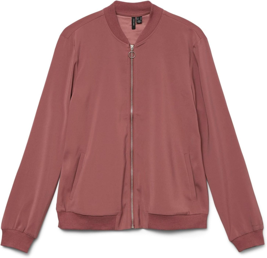 VERO MODA женская куртка-блузон Tailoring с отложным воротником Fly Away, застёжкой-молнией и лёгким универсальным дизайном.
