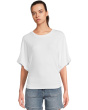 Vicky Scoop Neck Balloon Sleeve Tee
