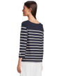 Bahama Bliss Stripe 3/4 Sleeve Top