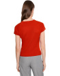 High V-Neck Short Sleeve