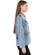 Callista-Oversize Denim Jacket w/ Front Opening
