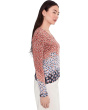 Petite Blue Dahlia Sweater