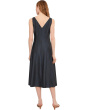 Denim V-Neck Sleeveless A-Line