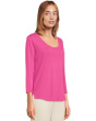 Ashby Isles Rib 3/4 Sleeve Scoop