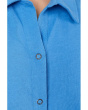 Elbow Sleeve Button Down Tee