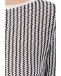 Petite Zigzag Knit Top