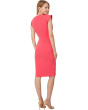 V-Neck Sheath with Extended Sleeve Detail