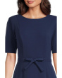 Mini Bow Front Sheath Dress