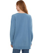 Long Sleeve Open V-Neck Sweatshirt