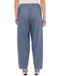 Organic Linen Ankle Pleated Lantern Pants