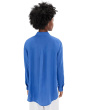 Organic Handkerchief Linen Classic Collar Long Shirt