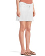 Jessie Skirt Raw Hem in Crisp White