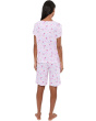 Petite V-Neck Tee & Bermuda Shorts Pajama Set