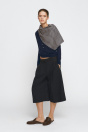 Zara ШОРТЫ-БЕРМУДЫ С ДЕКОРАТИВНЫМИ СКЛАДКАМИ И ПОЛОСКАМИ ZW COLLECTION 505224005-104-1