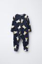 Zara ФЛИСОВЫЙ КОМБИНЕЗОН С ЖИВОТНЫМИ 503412611-400-3