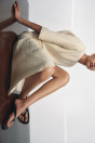 Zara КОЖАНЫЕ САНДАЛИИ НА ПЛОСКОЙ ПОДОШВЕ 527316331-800-35