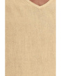 V-neck - Sleeveless Tiered Dress