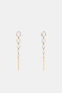 Zara ДЛИННЫЕ СЕРЬГИ С ДРАГОЦЕННЫМИ КАМНЯМИ 520967735-303-3