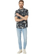 Floral Flyer Short Sleeve Tech Woven