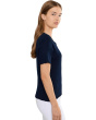 Petite Ruffle Trim Sweater Tee