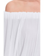 Off The Shoulder Pleated Blouse