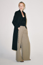 Zara ШИРОКИЕ БРЮКИ ZW COLLECTION цвета норки