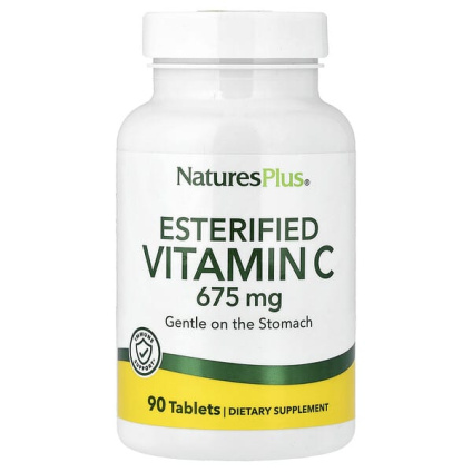 NaturesPlus, Этерифицированный витамин C, 675 мг, 90 таблеток