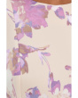 Short Sleeve Scuba Floral Aline