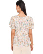 Vneck Tulip Sleeve Blouse