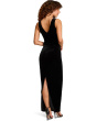 Velvet Maxi Column Skirt