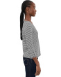 Petite Button Sleeve Henley Knit Top