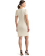 Lace Puff-Sleeve Cocktail Dress