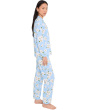 Petite Long Sleeve Classic Cotton Knit Pajama Set