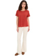 Organic Linen Jersey Crew Neck Short Sleeve Tee