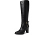 Collins Burnished Leather Tall Boots Heel