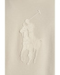 Leather-Pony Double-Knit Hoodie