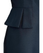 Mikado Ruffle Short Dress