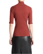 Elbow Sleeve Turtleneck