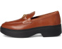 F-Luma Chunky-Snaffle Leather Demi-Wedge Loafers