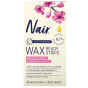 Nair, восковые полоски для эпиляции, для лица и зоны бикини, экстракты цветков орхидеи и вишни, 40 восковых полосок и 4 салфетки