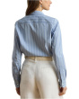 Petite Classic Fit Striped Broadcloth Shirt
