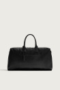 Zara Черная КОЖАНАЯ ДОРОЖНАЯ СУМКА