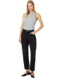 Billy Crop Covered Button Fly in Dark Dawn Distressed