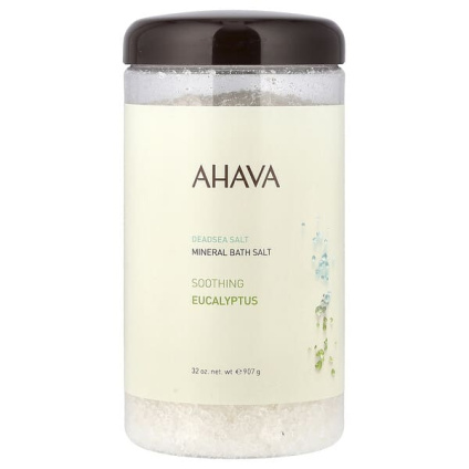 AHAVA North America, минеральная соль для ванны, успокаивающий эвкалипт, 907 г (32 унции)