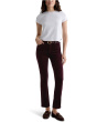 Mari Mid Rise Slim Straight Jean In Winery