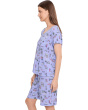 V-Neck Tee & Bermuda Shorts Pajama Set